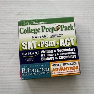 SouthWestern Advantage College Prep Pack KAPLAN ACT SAT TEST PSAT Guides